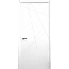 Дверь межкомнатная Дера НОРДИКА 164 Белая эмаль, глухое полотно